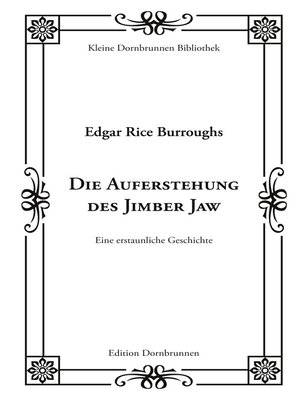cover image of Die Auferstehung des Jimber Jaw